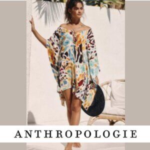 Anthropologie Abstract Print Coverup - Medium
